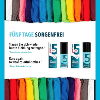 Wieder alle Farbe tragen