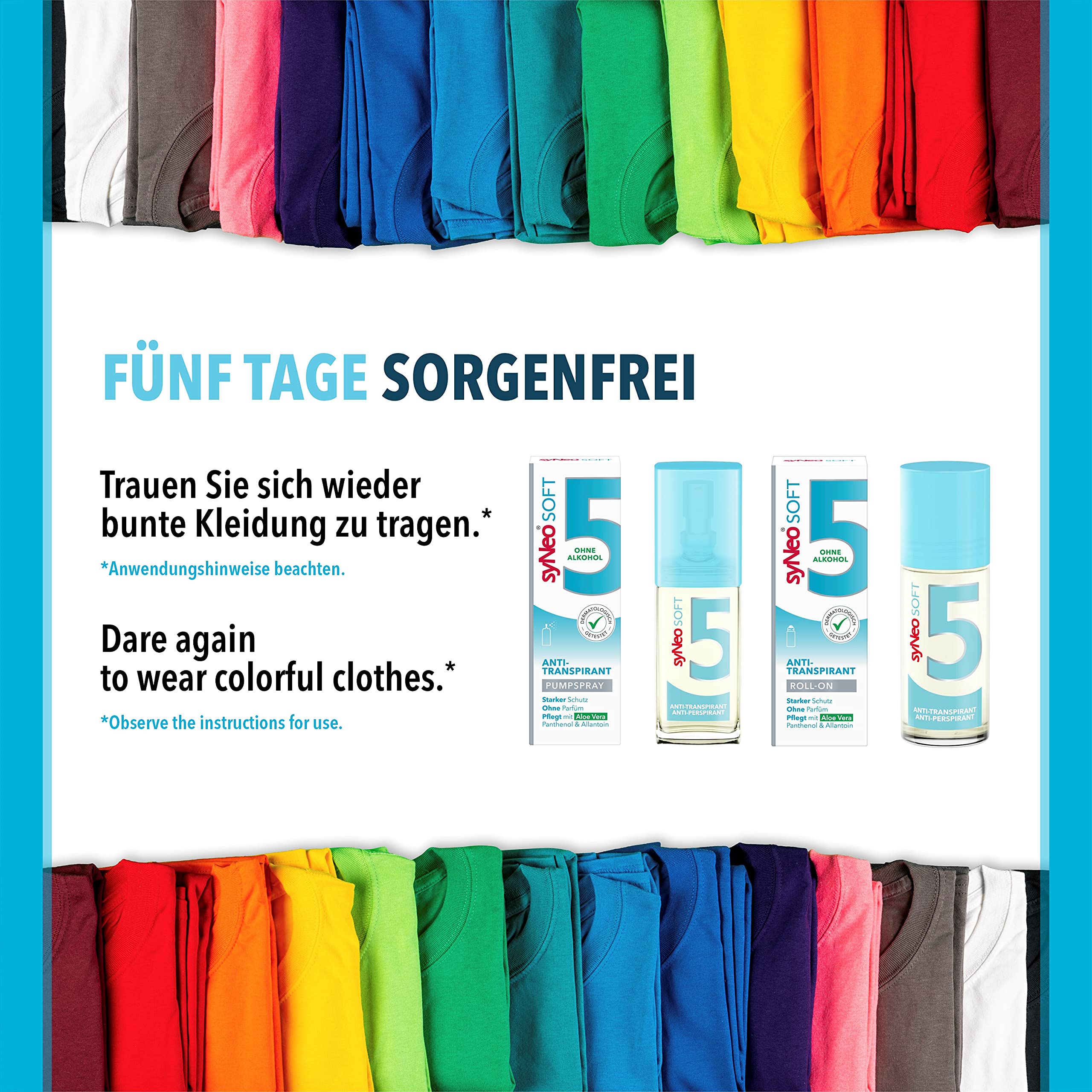Wieder bunte Kleidung tragen